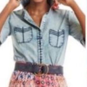 NWT Cabi Bardot Shirt style #5058